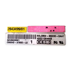 Siemens 6SL3352-6BE00-0AA1 Interface Board Drive Control