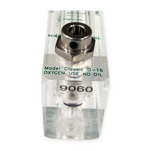 Classic 9060 Acrylic Flowmeter Tube 0-16 LPM O2 Gas Rotameter CE 0543