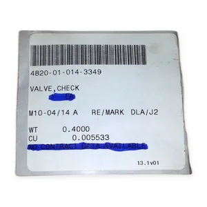4820-01-014-3349 Check Valve