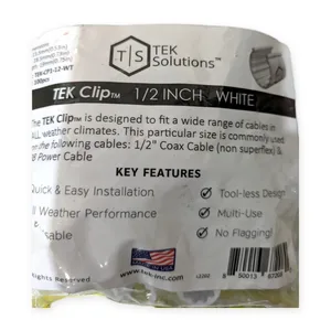 TEK Clip TEK-CP1-12-WT