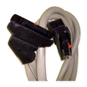 10-Pin IDC Ribbon Data Cable Tan 3 ft 8 in Industrial Control Connector Cord