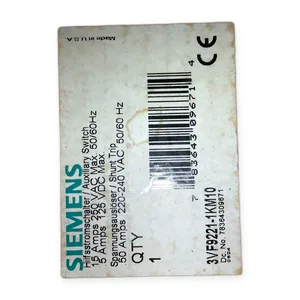 Siemens 3VF9221-1KM10 Auxiliary Switch
