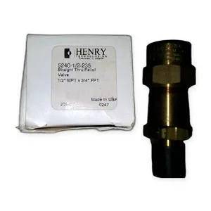 Henry 5240 Straight Thru Relief Valve