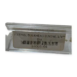 SMC 18001-04 Pneumatic Bulkhead Elbow Fitting