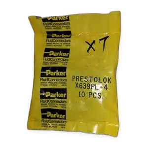 Parker X639PL-4 Pneumatic Push-Lock Fitting