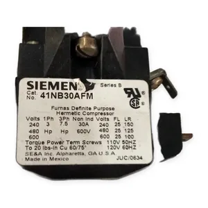 Siemens 41NB30AFM Definite Purpose Contactor