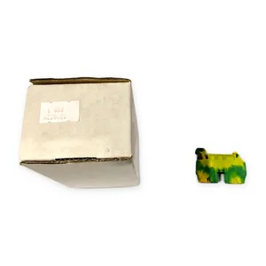 DIN Rail Ground Earth Terminal Block Green Yellow Spring EURO QE 4/35 BOX OF 5