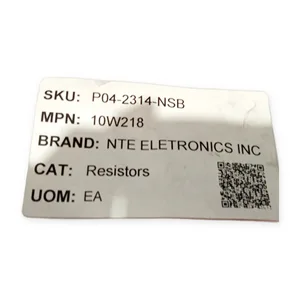 NTE 10W218 Electronics Resistors