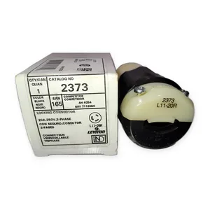 Leviton 2373 20A-250V Grounding Locking Plug