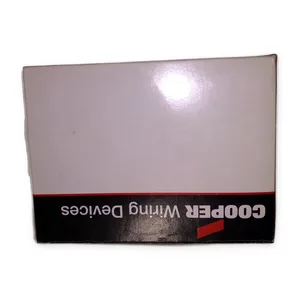 Cooper 817W-BOX White Single Receptacles