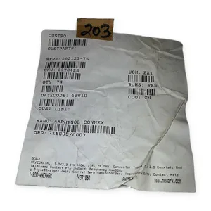 Amphenol 282121-75 Connex RF Coaxial Connector