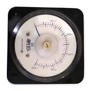 Crompton 077-110 DC Amperes Analog Panel Meter