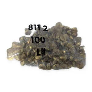 LN 811-2 Brass Slotted Binding Head Machine Screws Small Hardware LOT OF 100
