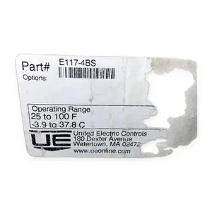 United Electric E117-4BS Temperature Switch