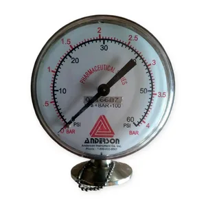 Anderson PI-240-100 Pharma Series Pressure Gauge