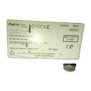 Keystone F79U-036 Rack Pinion 90 Degree Valve