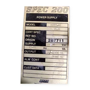 Foxboro 2ARPS-A6 SPEC 200 Power Supply