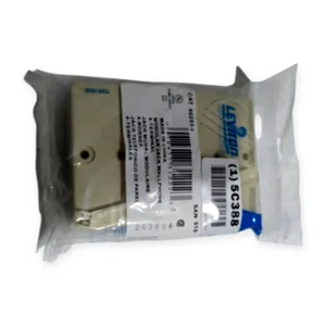 Leviton 40253-I Wall Phone Jack 4 Terminal