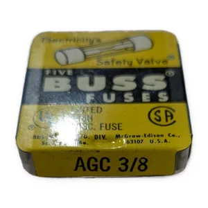 Bussmann SFE 4 Glass Fuse