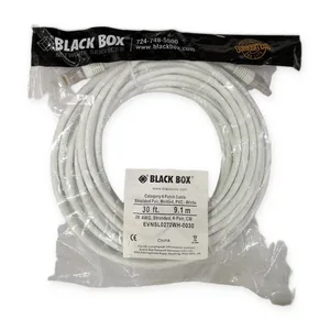 Black Box EVNSL0272WH-0030 Cat6 Shielded FTP Patch Cable