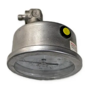 NKS 316 Stainless Tube and Socket Pressure Gauge 0-30 PSI 0-200 kPa Industrial
