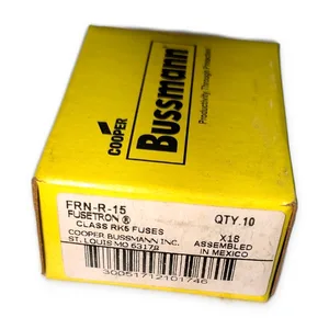 Bussmann FRN-R-15 Fusetron QTY.10 Class RK5 Fuses