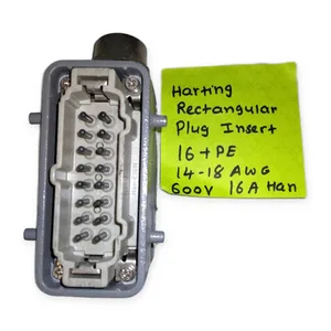 Harting E16W Rectangle Female Plug – actual item, photo 1 of 2