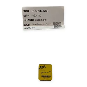 Bussmann AGA-1/2 Fast-Acting Glass Fuse – actual item, photo 1 of 6