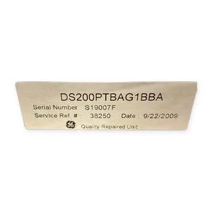 General Electric DS200PTBAG1BBA Power Terminal Board
