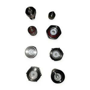 Lot of 74 Assorted RF Coaxial Connectors Mixed Sizes Industrial Communication