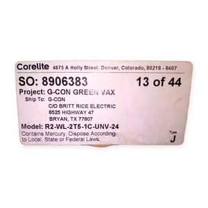 R2-WL-2T5-1C-UNV-24 Corelite T5 Fluorescent Light