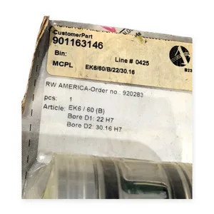 R+W EK6/60/B/22/30.16 Elastomer Jaw Coupling Size 60 22mm 30.16mm H7 Aluminum – actual item, photo 1 of 5