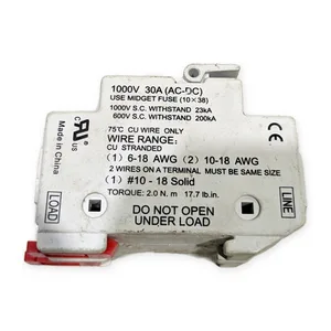 Marathon 6SM30A Midget Fuse Holder