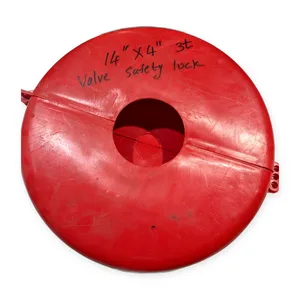 V-SAFE 14" X 4" 3T VALVE SAFETY LOCK Wheel Cover Lockout Device