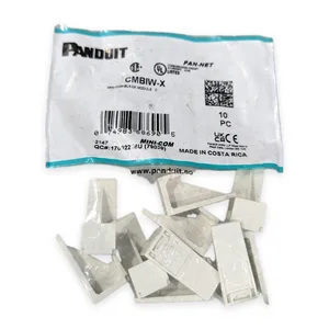 Panduit CMBIW-X Mini-Com Blank Module – actual item, photo 1 of 5