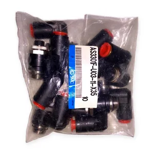 SMC AS3301F-U03-11-X35 Controller Elbow Air Fitting