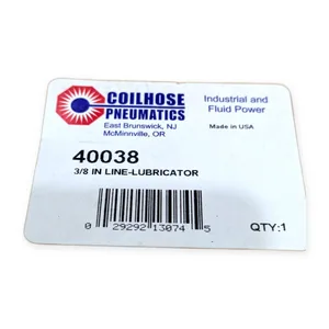 Coilhose Pneumatics 40038 In-Line Lubricator