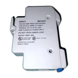 Mersen USCC1 Ultrasafe Class CC Fuse Holder – actual item, photo 1 of 3