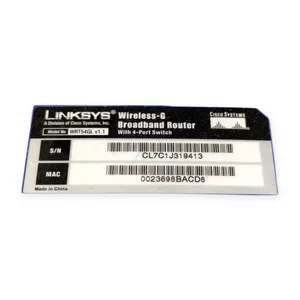 Linksys WRT54GL v1.1 Wireless-G Broadband Router
