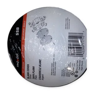 Red DOT Silver Blank Cover SSB