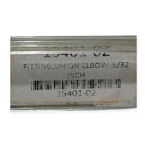 SMC 15401-02 Pneumatic Union Elbow Fitting – actual item, photo 1 of 6