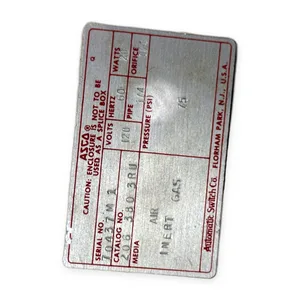 ASCO 206-380-3RU Brass Solenoid Valve