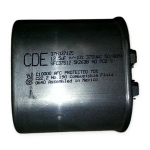 CDE SFC37S12.5K263B Motor Run Capacitor