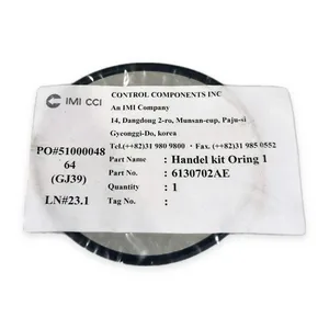Gyeonggi-Do S100004G O-Ring Seal Black Control Valve
