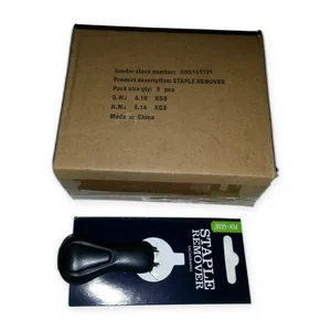 Pen and Gear Staple Remover Box of 5 Pack Office Desk Supply Jaw Style Removal