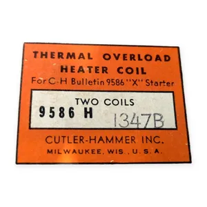 Cutler-Hammer 9586H1347B Relay Heater Coil Element
