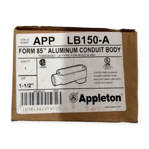 Appleton LBI50-A Threaded NPT Cover