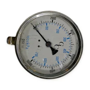 0-10000 100-700 KPA Pressure Gauge