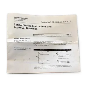 Rosemount 91A120T Temperature Transmitter