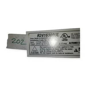 Altronix R2416300UL CCTV Power Supply 16 Fuse